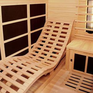 Infračervená sauna/ tepelná kabína Kolding s vykurovacím systémom Triplex a drevom Hemlock