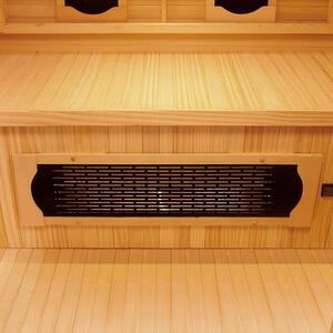 Infračervená sauna/ tepelná kabína Oslo s keramickými radiátormi a drevom Hemlock