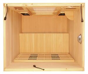 Infračervená sauna/ tepelná kabína Oslo s plnospektrálnymi žiaričmi a drevom Hemlock
