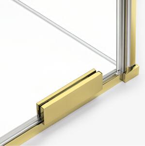 New Trendy Smart Light Gold sprchové dvere 150 cm posuvné zlatá lesklá/priehľadné sklo EXK-4218
