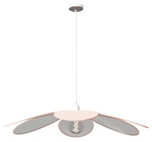 Atmosphera - Detský luster na lanku PETAL 1xE27/40W/230V priemer 64 cm ružový