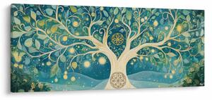Obraz – Magický strom so špirálami (120x50 cm)