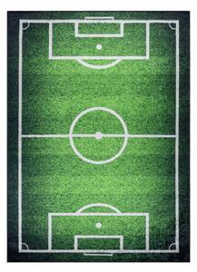 Detský koberec protišmykový BAMBINO 58690 futbalové ihrisko, zelený