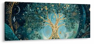 Obraz – Strom života vo vesmíre (120x50 cm)