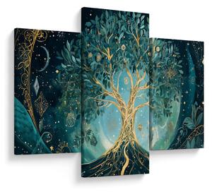 Obraz – Strom života vo vesmíre (90x60 cm)