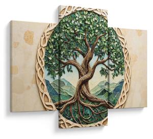 Obraz – Prepletený strom života (90x60 cm)
