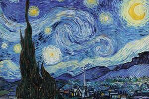Plagát, Obraz - Vincent van Gogh - Starry Night