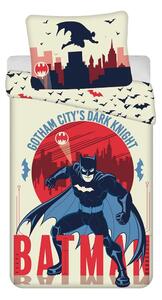 Bavlnené detské obliečky na jednolôžko 140x200 cm Batman "Gotham's Knight" – Jerry Fabrics