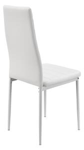 Jedálenská stolička Loja 2ks set - biela
