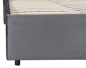 Čalúnená posteľ Savona 120 x 200 cm - tmavosivá