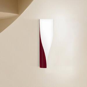 Kundalini Evita nástenné LED svietidlo, červená