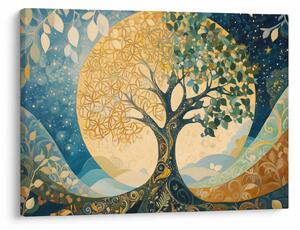 Obraz – Strom života v mesiaci (70x50 cm)