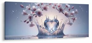 Obraz - Diamantové srdce (120x50 cm)