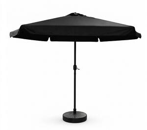 Aga Záhradný slnečník 300 cm MR2055 Čierny