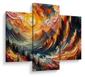 Obraz - Hory zalité slnkom (90x60 cm)
