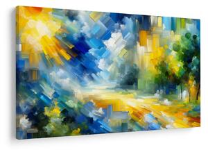 Obraz - Abstraktný slnečný deň (90x60 cm)