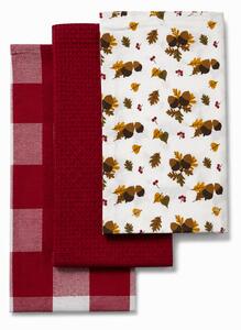Sendia Textil Kuchynské utierky 3 Set AUTUMN ACORN