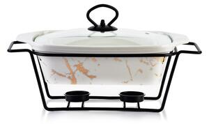 Keramická misa s ohrievačom Marble 1,4L
