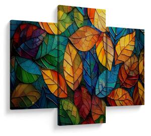 Obraz - Mozaika z listov (90x60 cm)