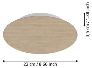 Eglo 900717 - LED Nástenné svietidlo ALAMILO LED/9,2W/230V béžová