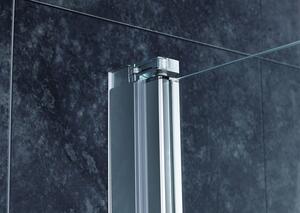 Oltens Trana sprchové dvere 80 cm skladané chróm lesklá/priehľadné sklo 21207100