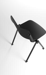 Konferenčná stolička PLUS, čierná