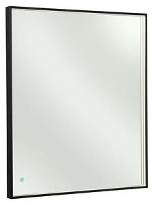 German Nástenné zrkadlo LED / 50 x 80 cm / 31 W / 3100 lm / neutrálna biela / sklo / hliník / čierna