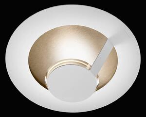 GROSSMANN Flat stropné LED svietidlo, bielo-zlatá