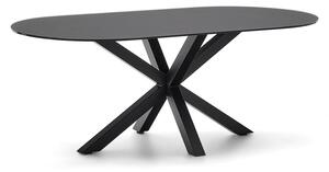 Jedálenský stôl so sklenenou doskou 100x200 cm Argo – Kave Home