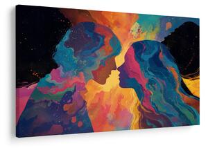 Obraz - Vesmírna láska (90x60 cm)