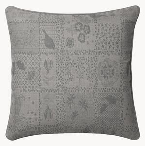 Žakárová obliečka na vankúš Secret Garden Grey