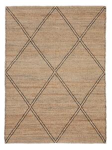 Ručne tkaný jutový koberec v prírodnej farbe 160x230 cm Vallalta – Kave Home