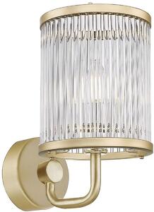 Zuma Line Sergio nástenná lampa 1x60 W priehľadná-zlatá W0528-01F-V6AC