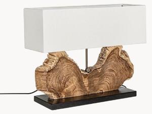 Stolová lampa z tíkového dreva Naga