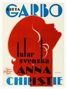 Umelecká tlač Anna Christie, Ft. Greta Garbo (Retro Movie Cinema), (30 x 40 cm)