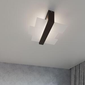 Sollux Lighting Feniks stropné svietidlo 2x60 W drevená-hnedá SL.0074