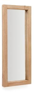 Nástenné zrkadlo s dreveným rámom 50x120 cm Maden – Kave Home