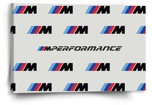 Sablio Obraz MPERFORMANCE biely vzor - 60x40 cm