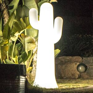 Stojacia lampa Newgarden Pancho LED biela s dobíjacou batériou