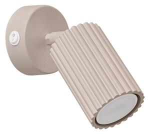 Taupe kovové bodové svietidlo 8x16 cm Gleam – Sollux