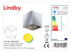Lindby Lindby - Nástenné svietidlo NEHLE 1xG9/33W/230V LW1072 + záruka 3 roky zadarmo