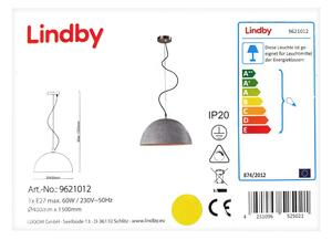 Lindby Lindby - LED RGBW Stmievateľný luster na lanku CAROLLE 1xE27/10W/230V Wi-Fi Tuya LW0894 + záruka 3 roky zadarmo