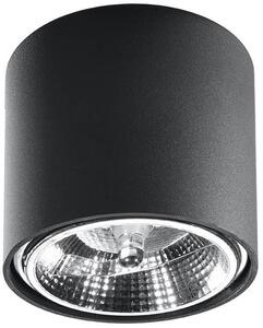 Sollux Lighting Tiube stropné svietidlo 1x40 W čierna SL.0697