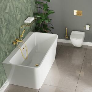 Deante Silia toaletná kefa priskrutkované zlatá ADIZ711