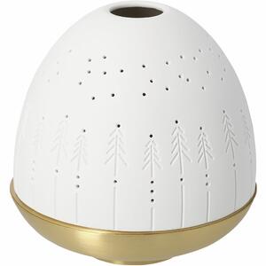 Porcelánový svícen Brass/Trees