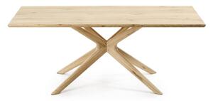 Jedálenský stôl s doskou v dubovom dekore 100x200 cm Armande – Kave Home