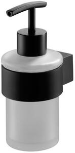 BISK Futura black dávkovač mydla 250 ml WARIANT-čierna-sklenenáU-OLTENS | SZCZEGOLY-čierna-sklenenáU-GROHE | čierna-sklenená 02953