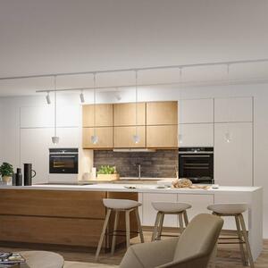 Paulmann URail Smart LED závesné svietidlo Tyros, signálna biela, ZigBee, Biela / opálová, Obývacia izba / jedáleň, Plast, Moderný, Koľajnicový systém