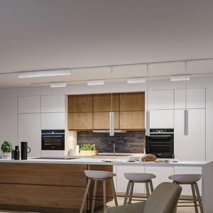 Paulmann URail LED svetelná lišta Ceris, 4000K, hliník, stmievateľné, Biela / opálová, Obývacia izba / jedáleň, Hliník, Moderný, Koľajnicový systém