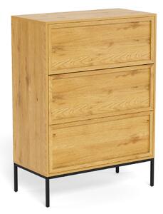 KOMODA, divoký dub, 80/110/40 cm MID.YOU - Komody, Online Only